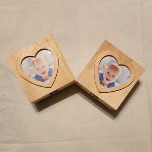 Two Finish Yourself Wood Keepsake Boxes